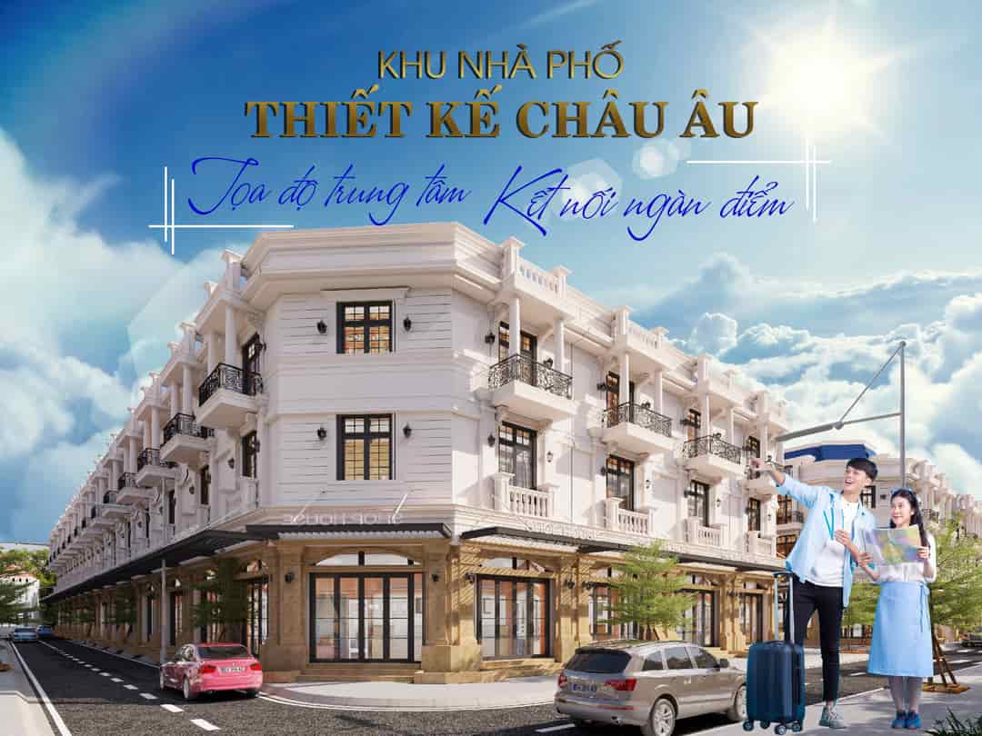 Shophouse kinh doanh 1 trệt 1 lầu mặt tiền QL1A