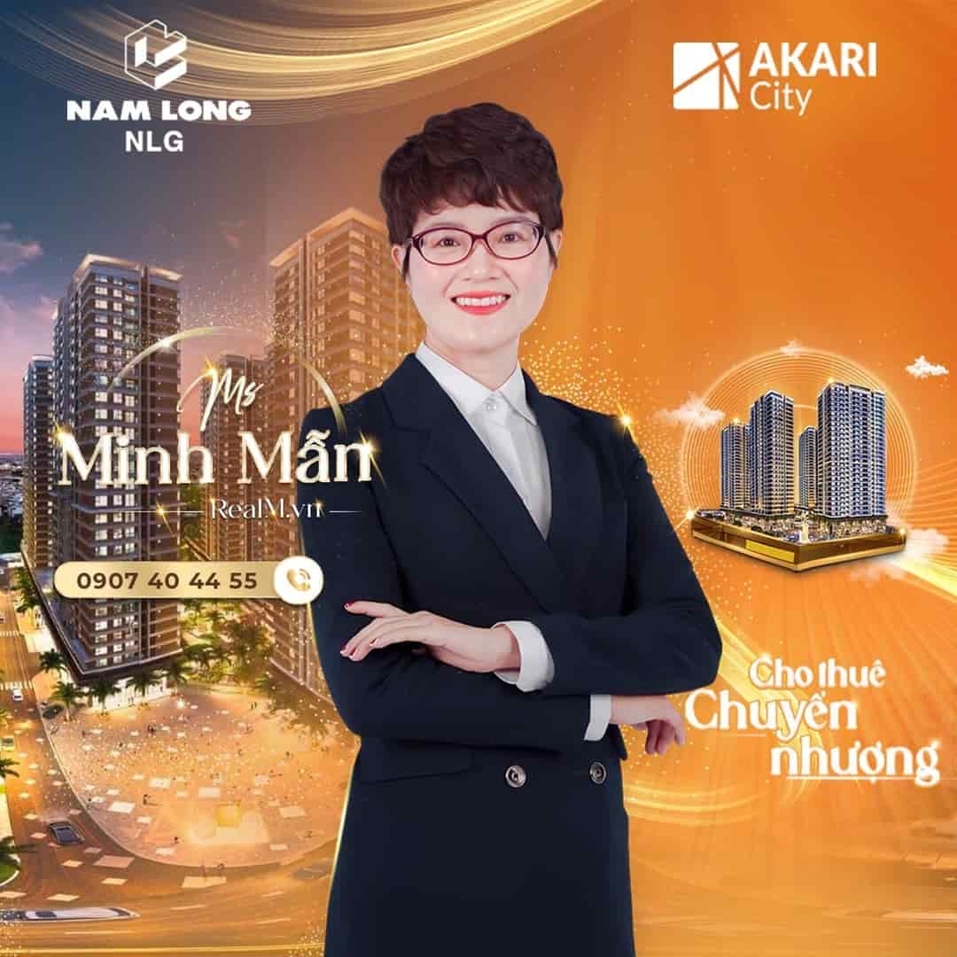 Bán căn hộ Akari Nam Long, Võ Văn Kiệt Quận Bình Tân gần Quận 8, pháp lý rõ ràng, sổ hồng riêng, nhận nhà