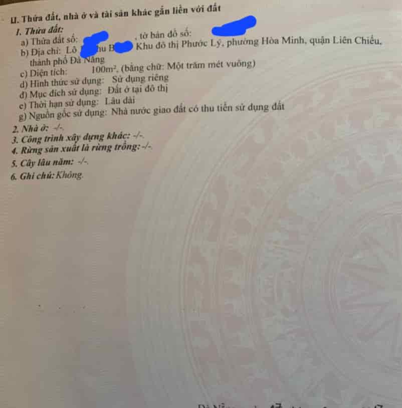 Bán đất đường Nguyễn Nhược Pháp, Hòa Minh, Liên Chiểu, Đà Nẵng