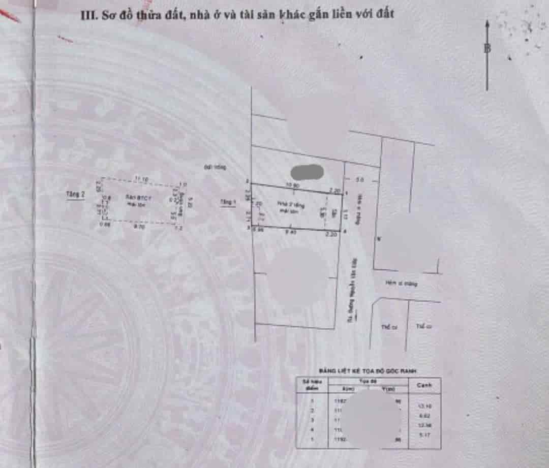 Bán nhà hẻm ô tô Nguyễn Văn Giáp phường Bình Trưng Đông Quận 2 ngang 5.14m dài 13m nở hậu 6,02m2