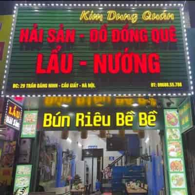 Sang nhượng cửa hàng địa chỉ 29 Trần Đăng Ninh, Cầu Giấy, Hà Nội
