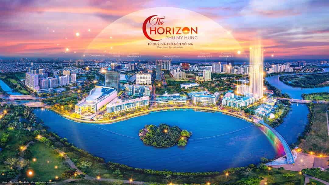 Chủ đầu tư Phú Mỹ Hưng mở bán căn hộ lầu cao view trực diện sông tại dự án Horizon Hồ Bán Nguyệt