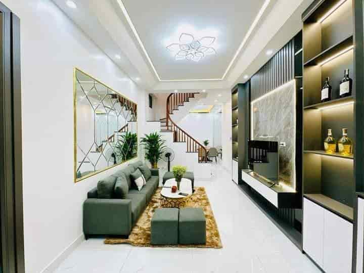 Bán nhà cạnh Times City Tam Trinh Hoàng Mai dt 40m2, 4 tầng, mt 3.5m, 5 phòng ngủ, giá 4.35 tỷ, full nội thất