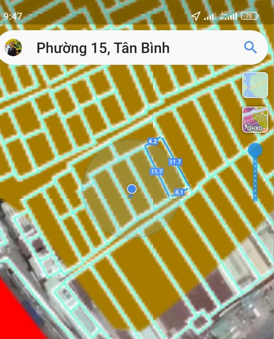 Bán nhà F15 Tân Bình, ngang 4.2m, dài 12m, chỉ 3 tỷ 69, ngay Phạm Văn Bạch