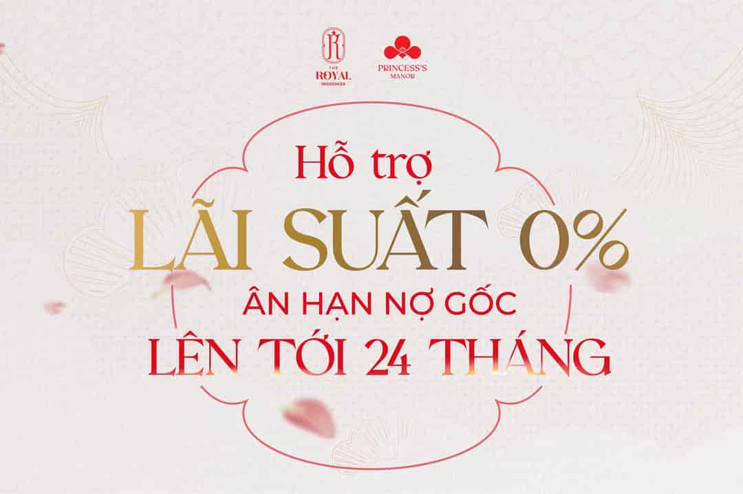 Căn hộ cao cấp The Royal Residences, Vinhomes Star City, hỗ trợ lãi gốc 24 tháng cho 70% gtch