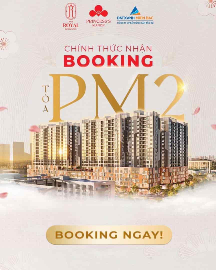 Booking PM2, The Royal Residences, Vinhomes Star City, ưu tiên chọn căn vip, nhận chính sách lớn