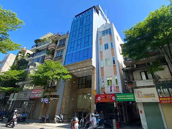 Bán tòa văn phòng vip 9 tầng xây mới mặt phố Khâm Thiên, dt 125m2, mt 7m, giá 64 tỷ