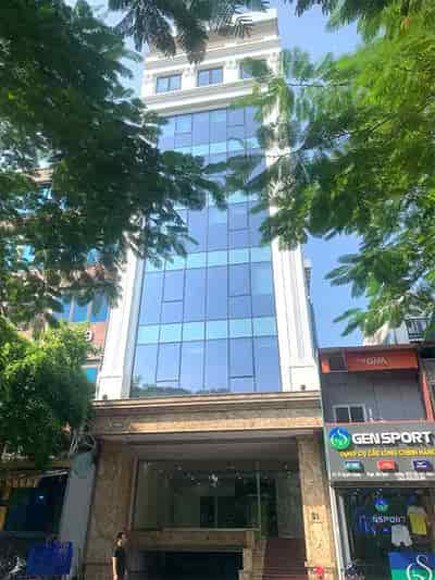 Cho thuê tòa văn phòng 9 tầng mặt phố Nguyễn Khang, dt 120m2, mt 8m, giá 8000usd