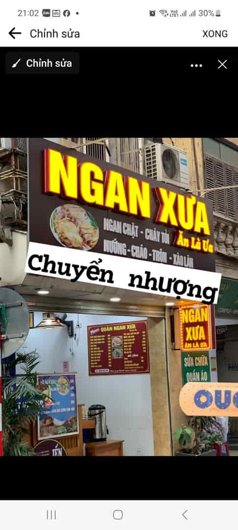 Chính chủ cần sang nhượng cửa hàng tại Lương Ngọc Quyến, Hà Đông, Tp Hà Nội