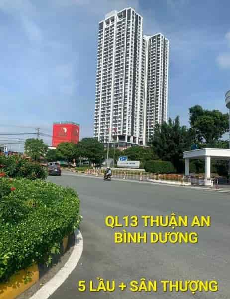 Nhà cho thuê, toà nhà khủng 333m2 5 lầu QL13 Thuận An Bình Dương
