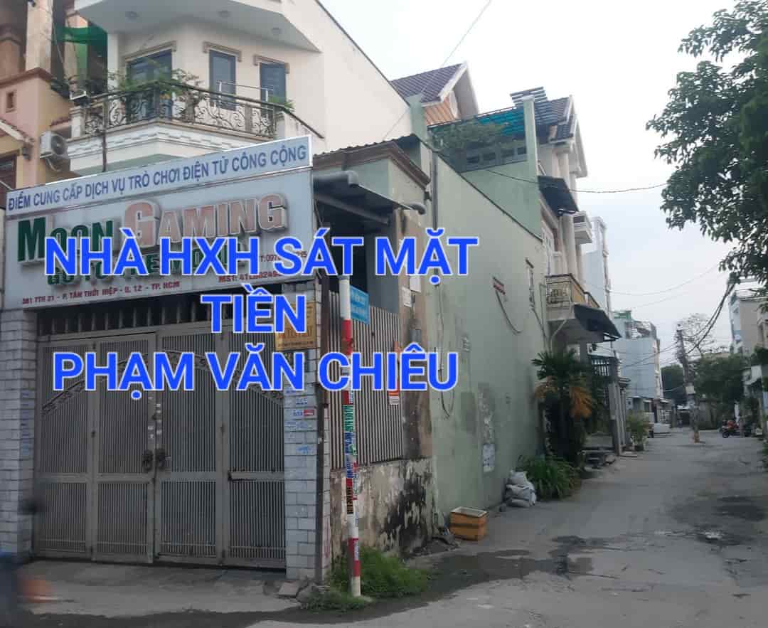 Bán nhà 4 tầng HXH 4 x 14m, 5 tỷ x, Phạm Văn Chiêu Gò Vấp TPHCM