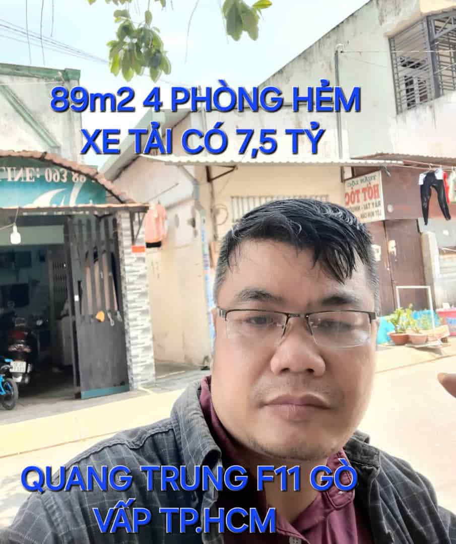 CHDV phòng trọ 89m2 có 7,5 tỷ Quang Trung phường 11 Gò Vấp TP.HCM