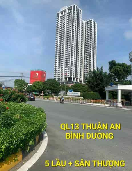 Cho thuê Nhà 308m2 6 tầng 100tr/t QL13 Thuận Giao Bình Dương