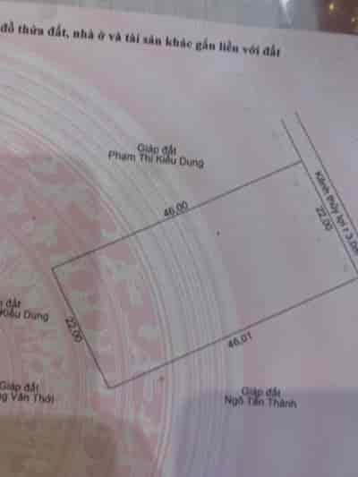 Bán đất 1000m2 có sổ hồng riêng, sau chợ Mỹ Lâm