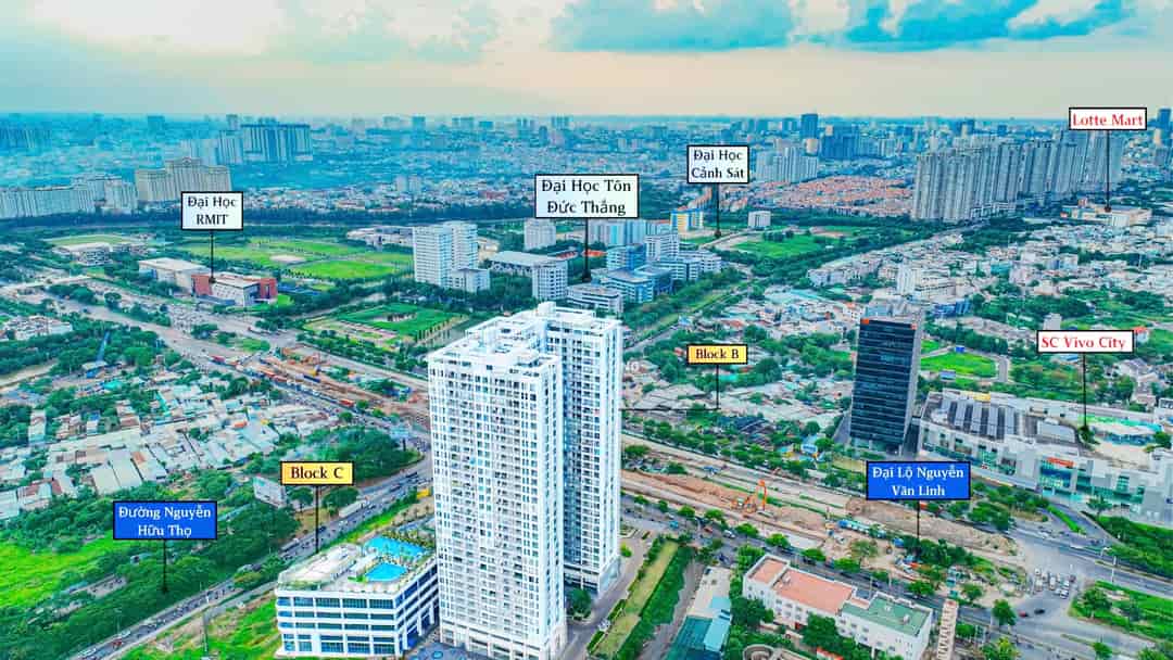 Bán căn 1PN 55m2 giá tốt nhất tại Lavida Plus quận 7, nhà thô giá 2.8 tỷ, đối diện SC Vivo City