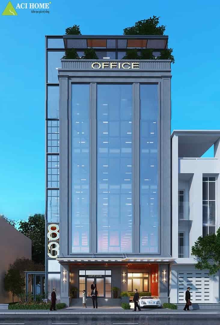 Tòa vp, Nguyễn Xiển, Thanh Xuân, 8 tầng, thang máy, mặt tiền rộng, nội thất xịn