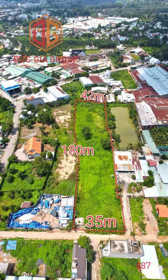 Bán lô đất vị trí 2 Huỳnh Mẫn Đạt, Hóa An, Biên Hòa, Đồng Nai, 6300m2, giá 23 tỷ