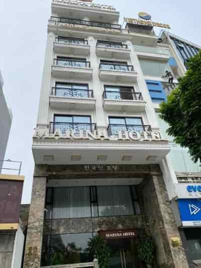 Bán khách sạn ngõ 110 Trần Duy Hưng 150m2, 7 nổi 1 hầm, mặt tiền 6m giá 51 tỷ