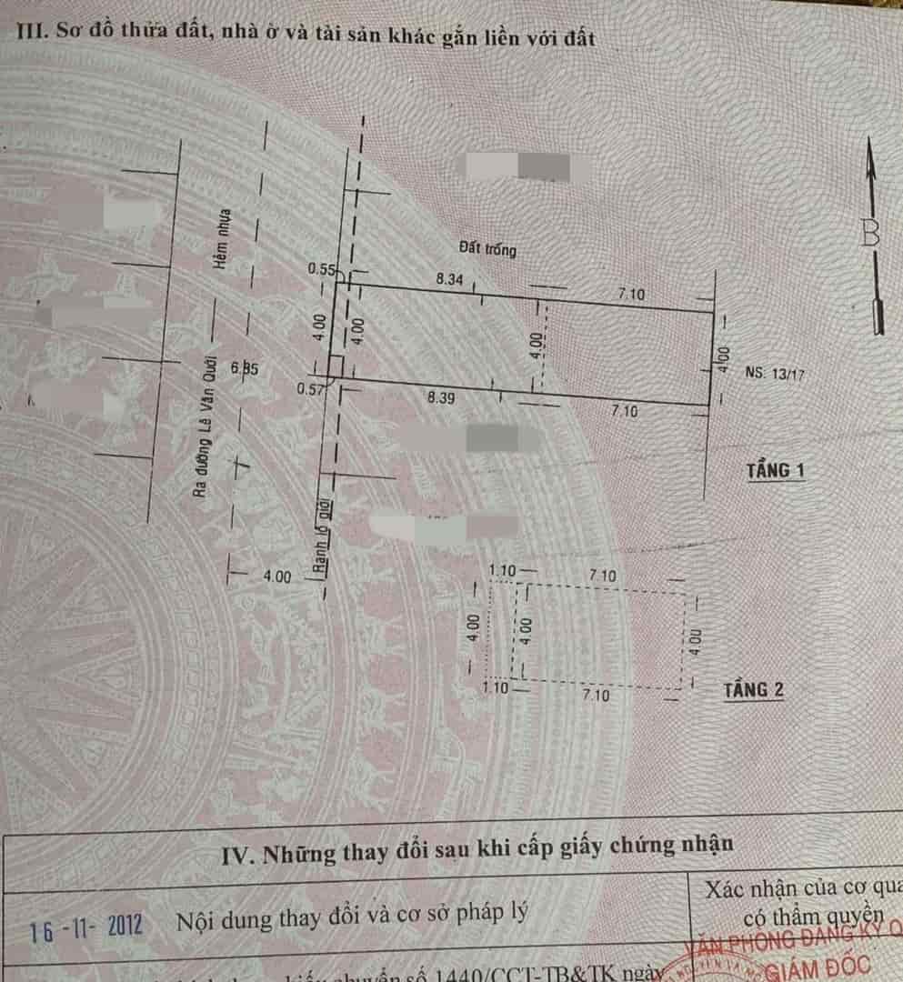 Quy hoạch treo trả giá là lụm, 64m2, 2 tầng hẻm thông 6m Lê Văn Quới, BHHA, Bình Tân