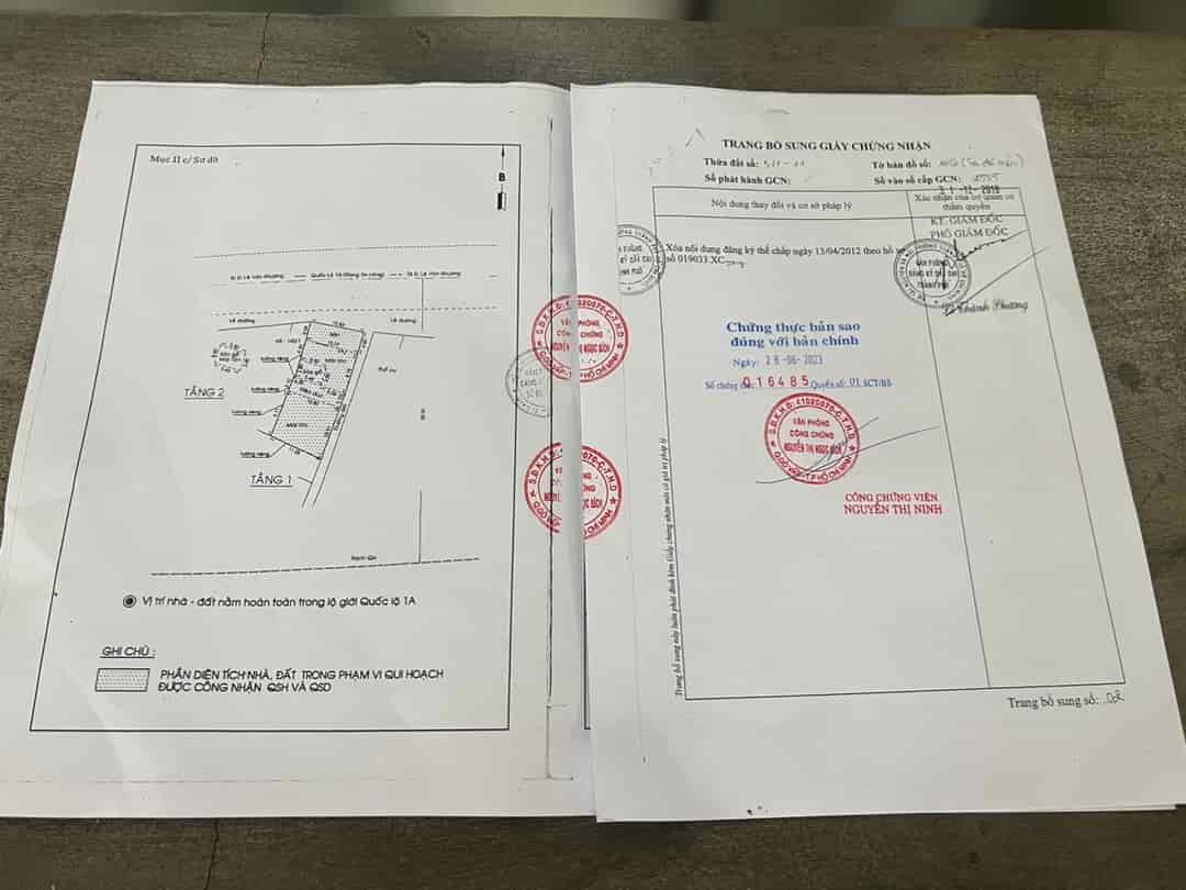 Bán nhà quận 12 mặt tiền đường Quốc lộ 1A gần ngã 4 Ga TP Hồ Chí Minh, 282m2