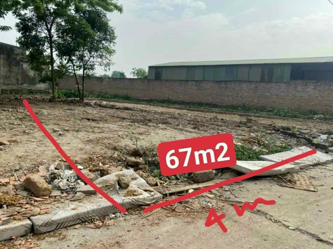 67m Đoàn Kết, Đại Yên, nhỉnh nhẹ 1 tỷ, S= 67,2m, tiền  hậu  4m, đất vuông vắn thông số cực đẹp, hướng Nam