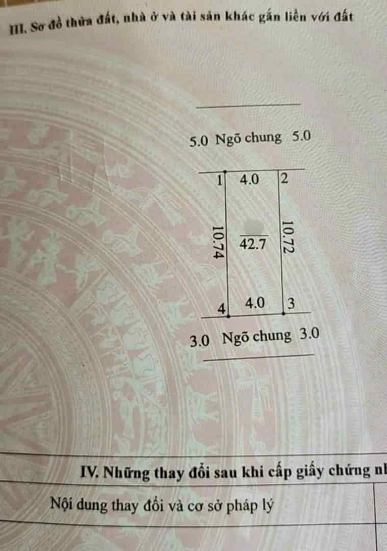 Đồng Nanh Tiên Phương một lô duy nhất ngay ql6 và thị trấn Chúc Sơn, dt 42.7m cạnh cà phê gió giá chỉ hơn