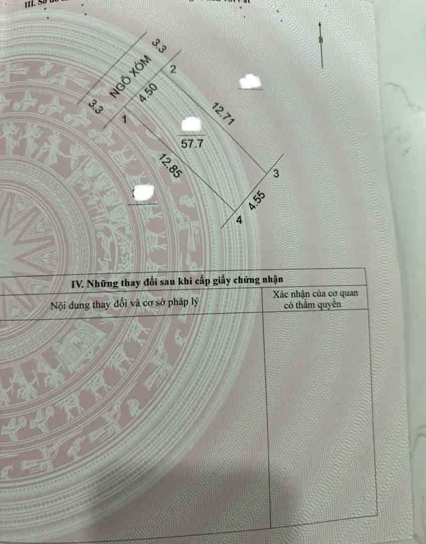 Hơn 1,1xxtr có ngay mảnh tại Tốt Động, Chương Mỹ, Hà Nội, DT 57,7m2, đường trước đất ô tô tải chạy