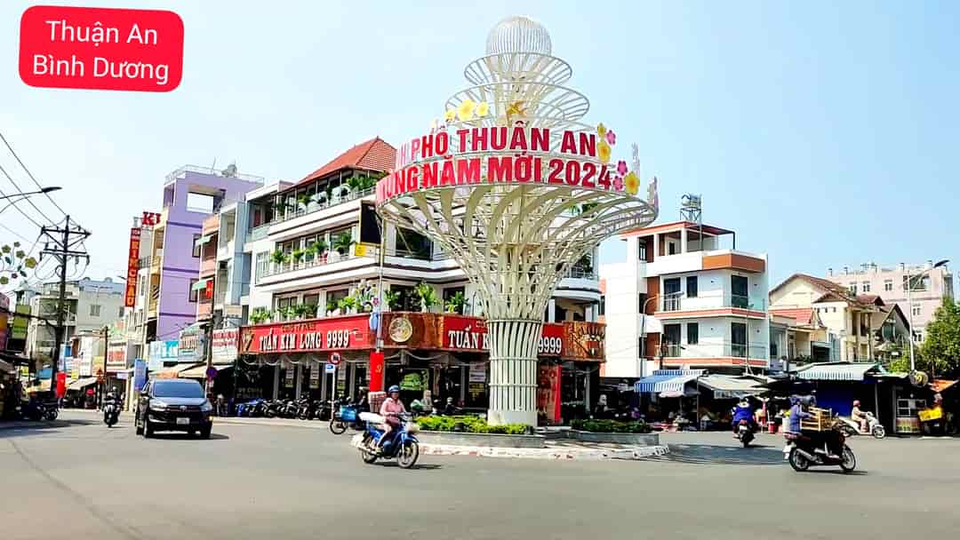 TP Thuận An, mặt tiền kinh doanh, ngay cổng chào Bình Dương, gía 1tỷ950.