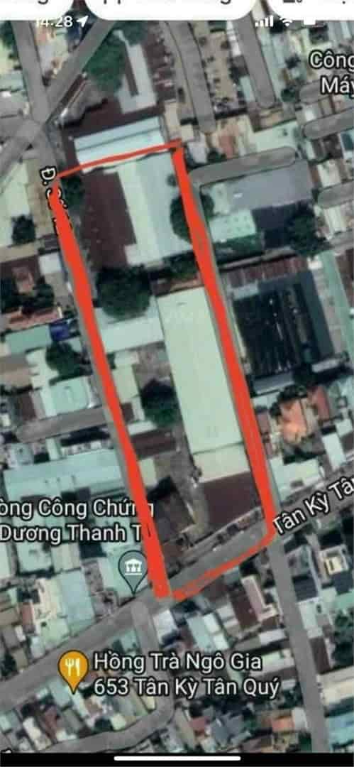 Bán đất 4 mặt tiền đường chính Tân Kỳ Tân Quý,Bhh, Quận Bình Tân