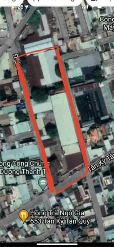 Bán đất 4 mặt tiền đường chính Tân Kỳ Tân Quý,Bhh, Quận Bình Tân