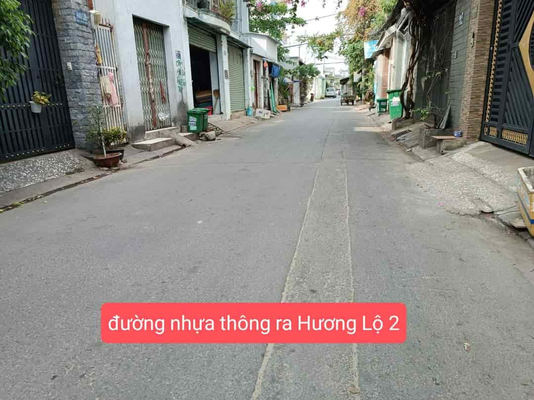 180m2, 9x20m, nhà cấp 4 lô góc 2 mặt thoáng không lộ giới, hẻm nhựa 6 mét 1/ Hương Lộ 2