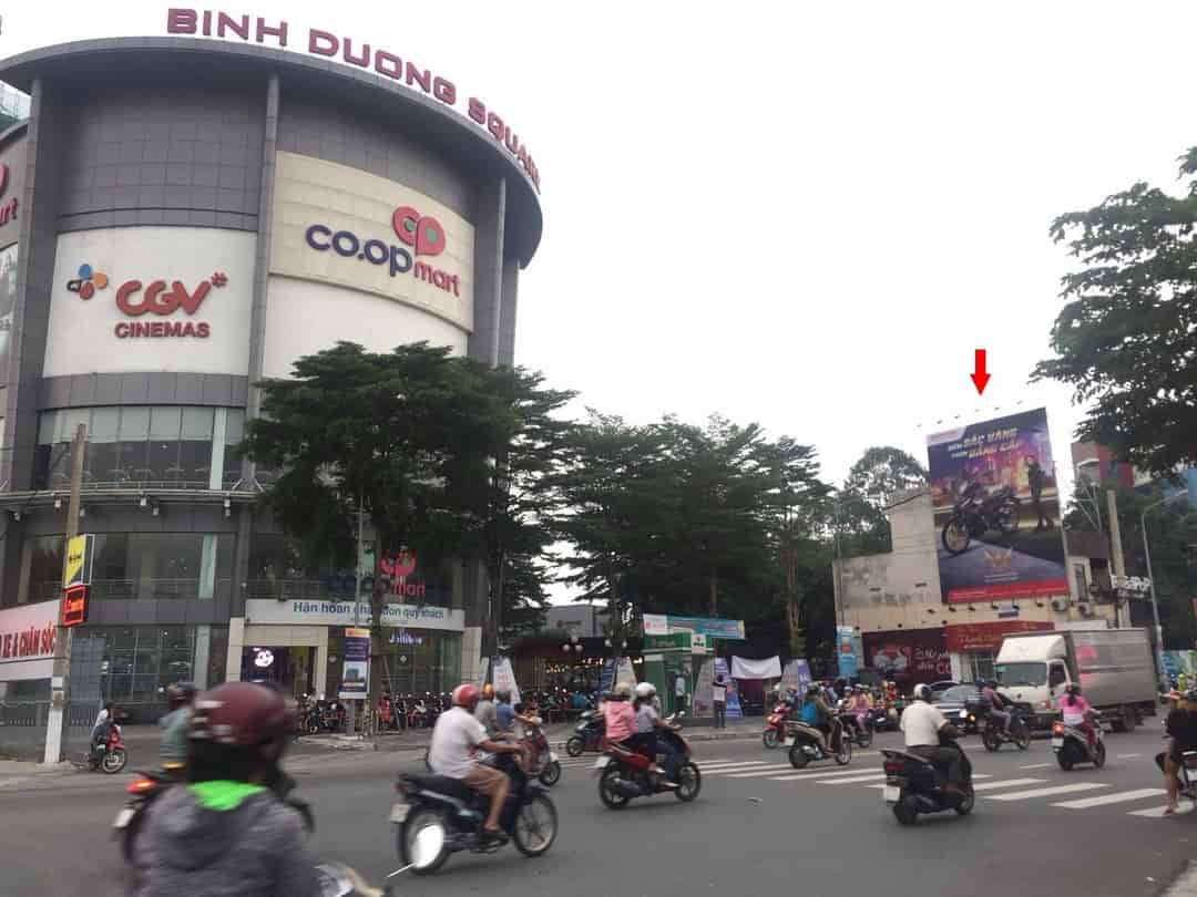 Đất trung tâm thành phố Thủ Dầu Một, sau siêu thị Co.op Mart chợ Đình