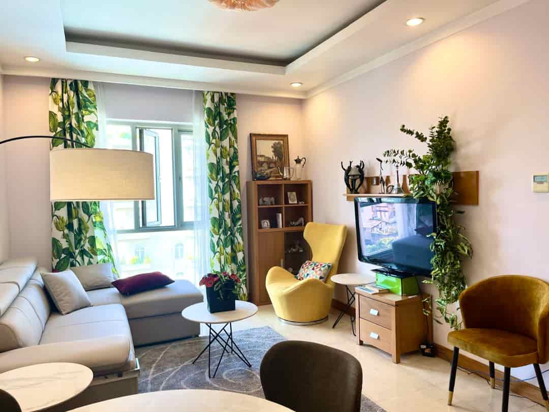 Thuê căn hộ Saigon Pavillon 1 phòng ngủ full đồ đẹp y hình view góc cực thoáng 20tr ở ngay