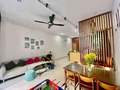 Cho thuê nhà 4 tầng 6 phòng ngủ cục đẹp đường Hoài Thanh, khu Mỹ An gần cầu Trần Thị Lý