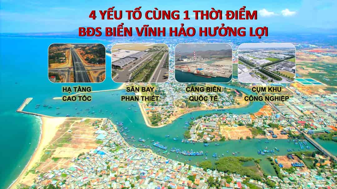 Cần bán ngay mảnh đất biển 100% thổ cư cách biển Tuy Phong 500m, DT 153m2