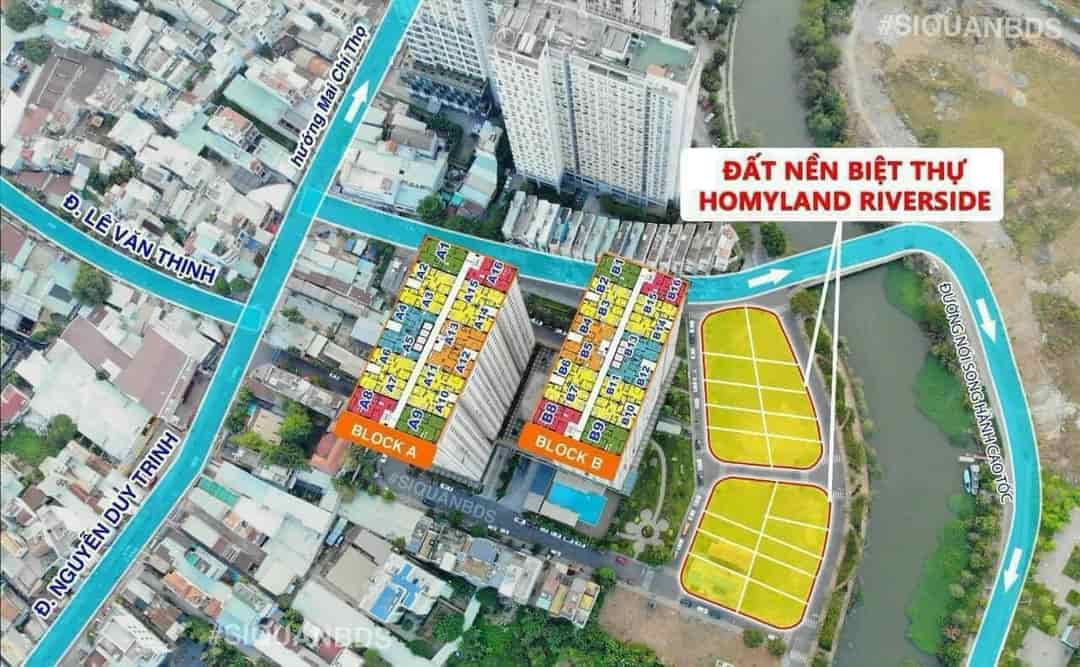 Đất nền biệt thự Homyland Riverside quận 2