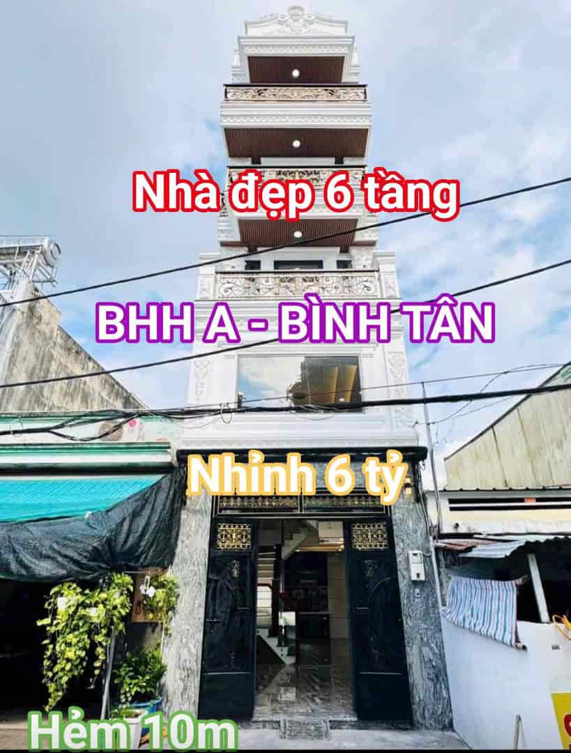 Nhà siêu đẹp, 6 tầng Lê Văn Quới, Bình Tân, 6.x tỷ