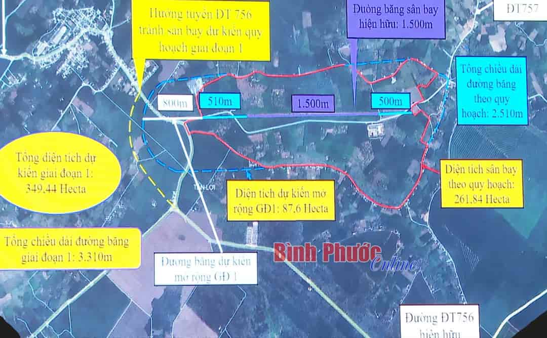 Đất ngộp vành đai sân bay Tân Lợi, Hớn Quản, Bình Phước