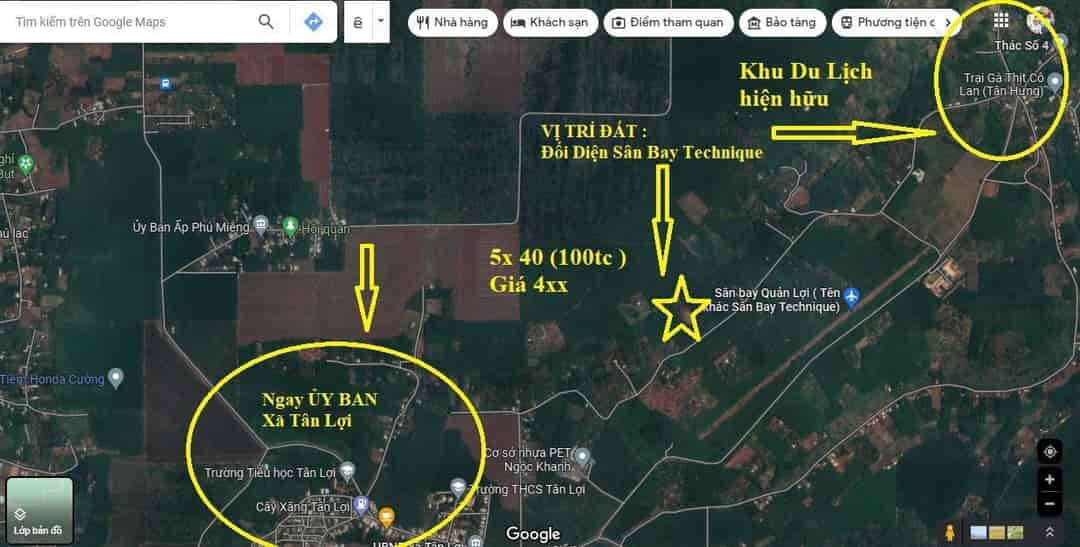 Đất đầu tư giá rẻ tại vành đai sân bay Technich Hớn Quản, Bình Phước