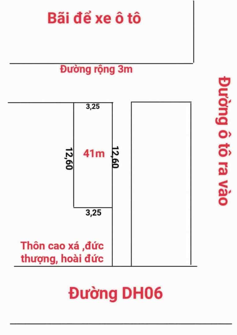 Bán Đất Thổ Cư Cao Xá Đức Thượng, 41m2 Lô góc đường oto vào đất có bãi gửi ôtô trước cửa.