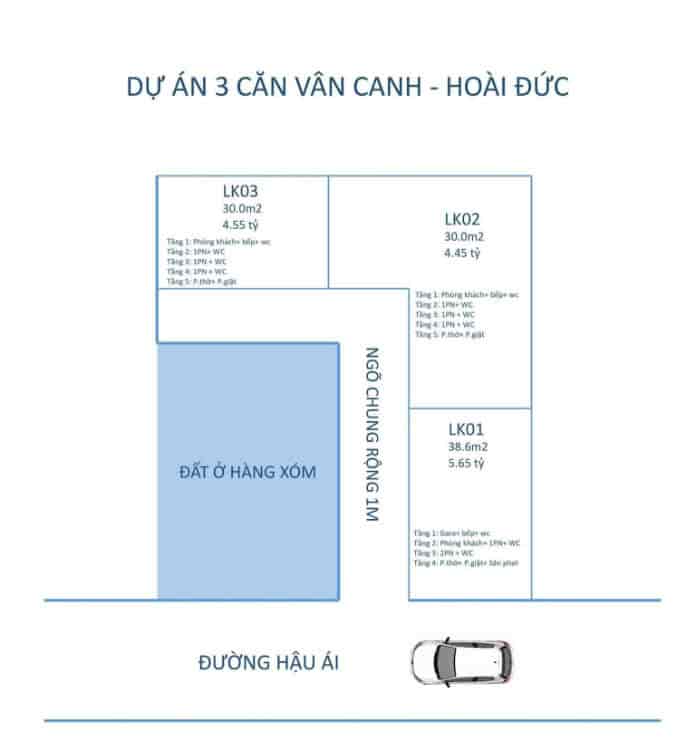 Bán nhà Vân Canh 38,6m2, 4 tầng, nhà lô góc, mặt ngõ thông, đường ôtô qua nhà gần đường 3.5m