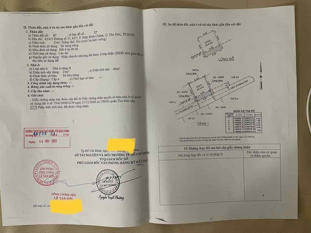 Nhà 42/6/5 đường 35, gần siêu thị Giga Mall Phạm Văn Đồng, sổ hồng riêng, giá 2.68 tỷ, DTSD 50m2