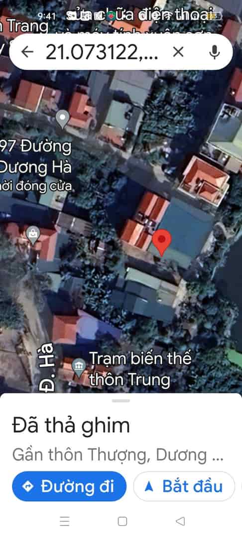 Bán đất thổ cư ngõ 97 đường Dương Hà, Thôn Thượng, xã Dương Hà, huyện Gia Lâm, Hà Nội