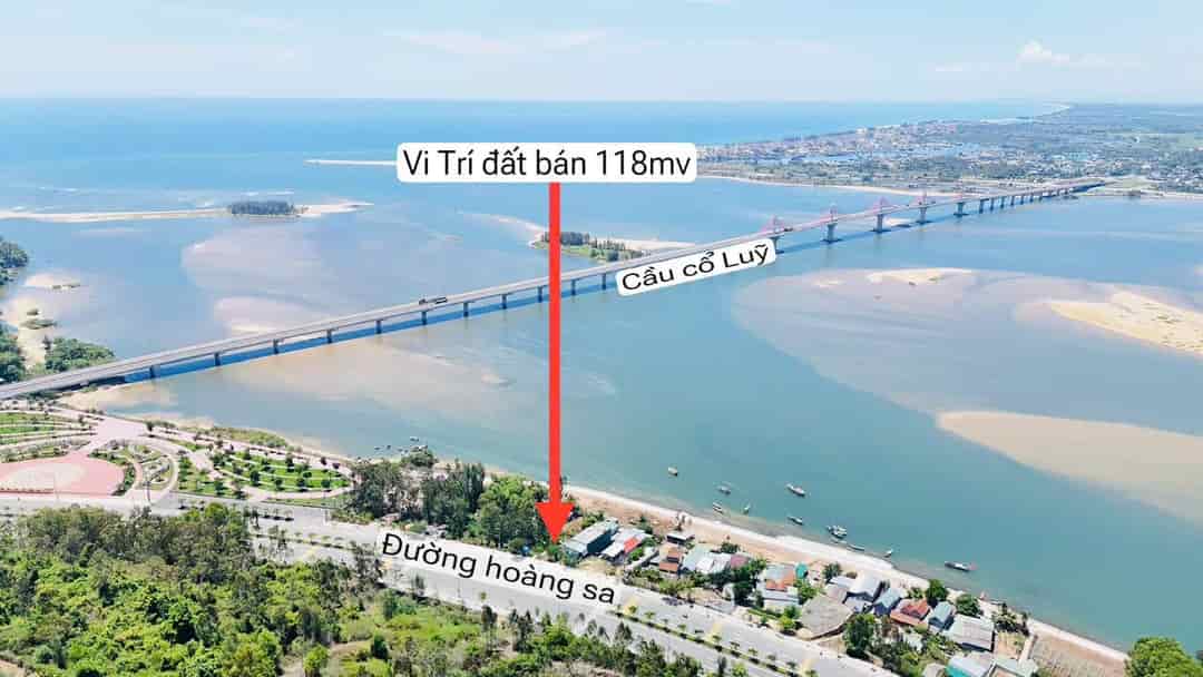 Mặt tiền Mỹ Trà, Mỹ Khê đối diện KDL Chùa Minh Đức, 200m2 (9m ngang) SHR, giá 2.x tỷ