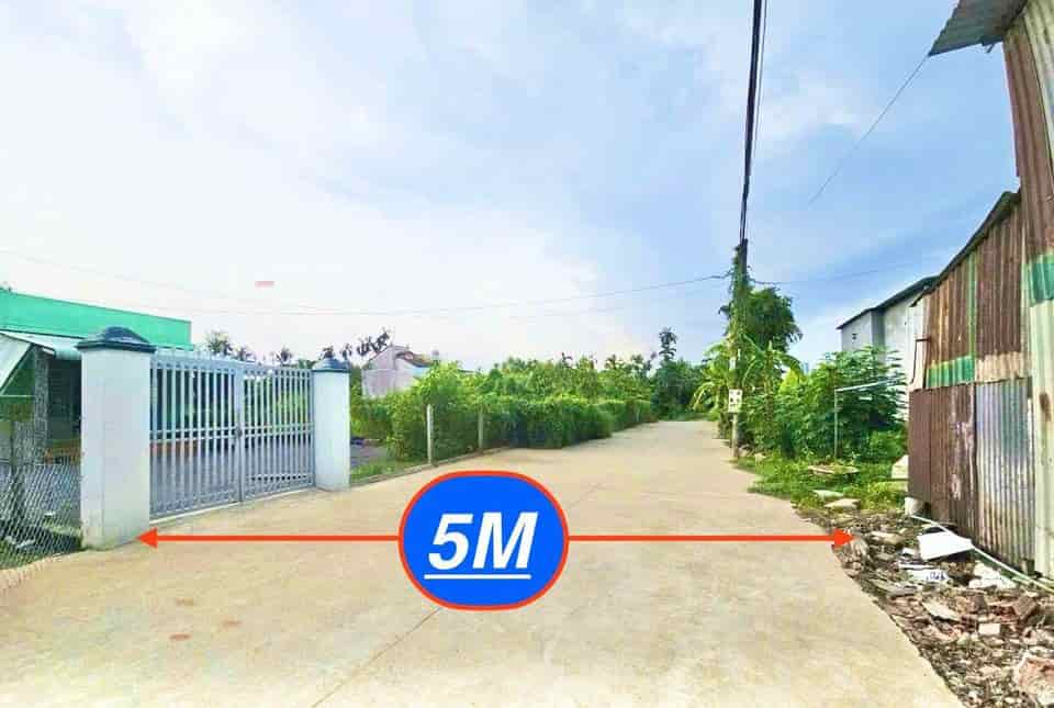 550m2 đất thổ cư, mặt tiền đường 5m mở rộng , sổ hồng riêng