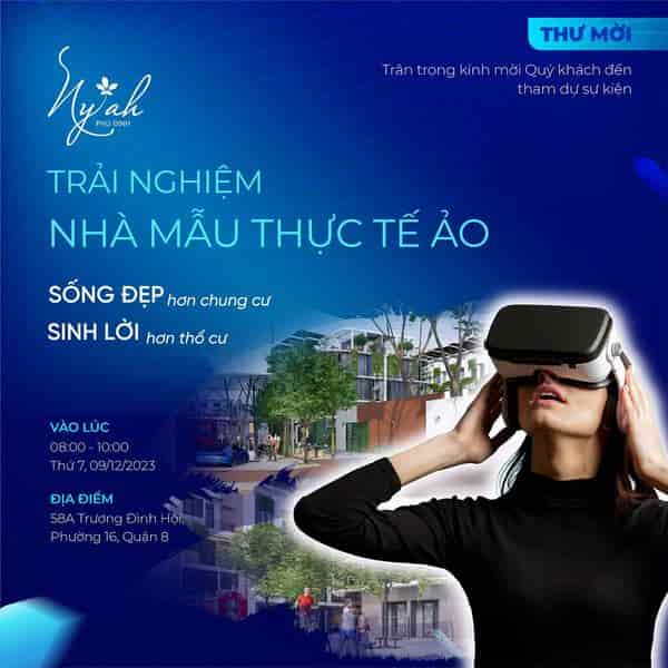 Trải nghiệm nhà mẫu bằng hình ảnh thực tế ảo chỉ có tại Ny'Ah Phú Định