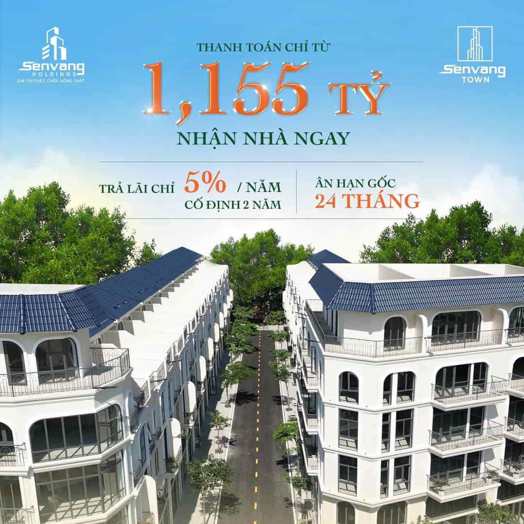 Bán nhà phố thương mại liền kề Sen Vàng Town, Bình Chánh