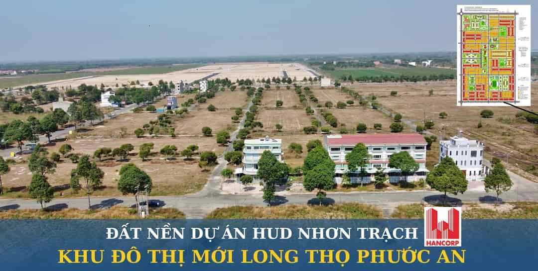 Bán đất nhà phố dự án XDHN diện tích 122m2, full thổ cư đường Lộ Giới 26m tại Nhơn Trạch
