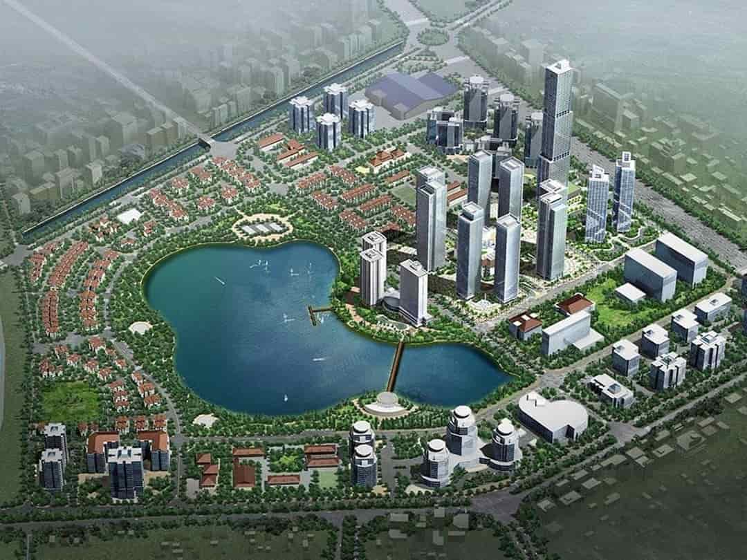 Cần bán nhanh căn biệt thự Thành Phố Giao Lưu, view mặt hồ
