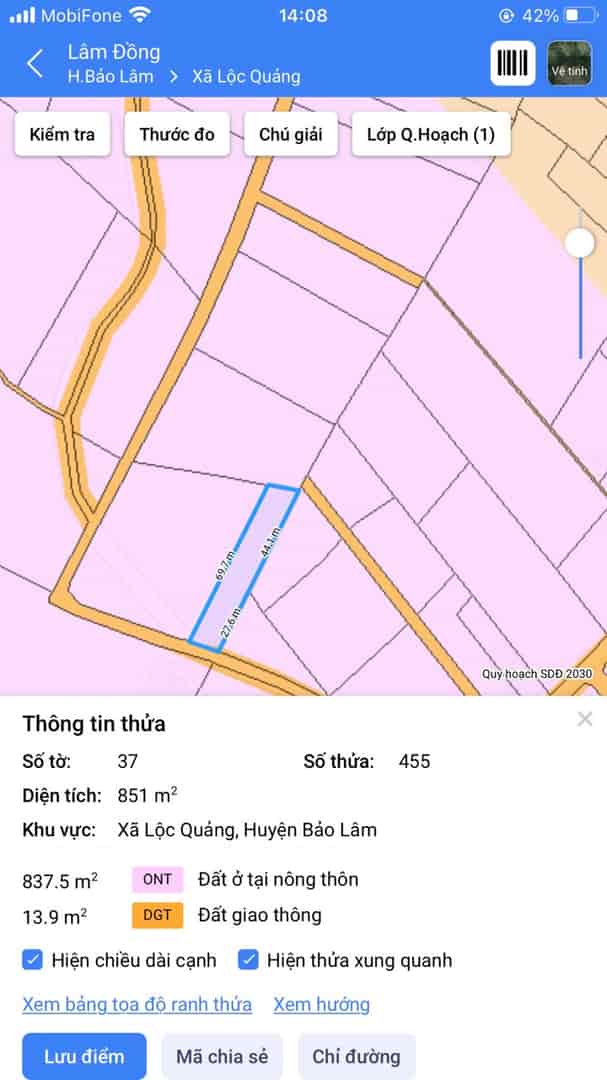 Bán đất đẹp, vị trí đắc địa tại xã Lộc Quảng, huyện Bảo Lâm, Lâm Đồng